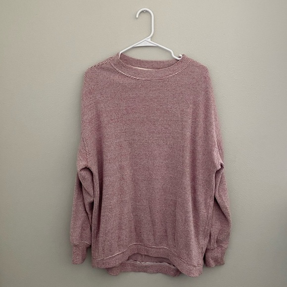 Aerie Women’s Cozy Red Oversized Sweater Size Small - Picture 1 of 5